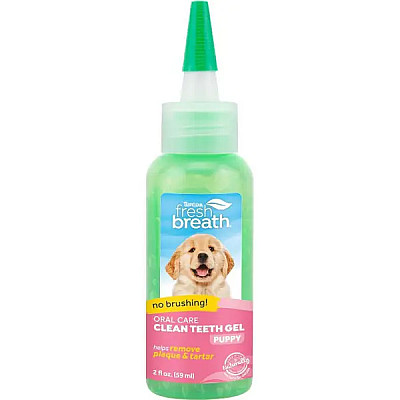 Гель TropiClean Fresh Breath для догляду за ротовою порожниною цуценят, 59 мл
