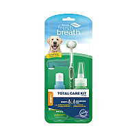 Набор TropiClean Fresh Breath Oral Care Kit large для ухода за полостью рта собак, 59 мл