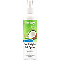 Парфум-спрей TropiClean Deodorizing Pet Spray Lime & Coconut "Лайм та кокос" для собак і кішок, 236 мл