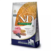 Сухий корм для собак Farmina (Фарміна) N&D Low Grain Lamb & Blueberry Adult Medium & Maxi з ягням та чорницею, 12 кг