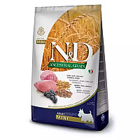 Сухий корм для собак Farmina (Фарміна) N&D Low Grain Lamb & Blueberry Adult Mini з ягням та чорницею, 7 кг