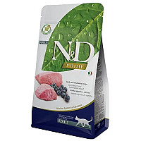 Сухий корм для котів Farmina (Фарміна) N&D Grain Free Prime Lamb & Blueberry Adult з ягням та чорницею, 10 кг