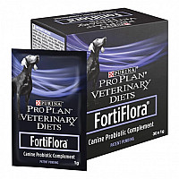 Пробіотик Purina Pro Plan Veterinary Diets FortiFlora Canine Probiotic для підтримки мікрофлори ШКТ, для дорослих собак та цуценят, 30х1 г