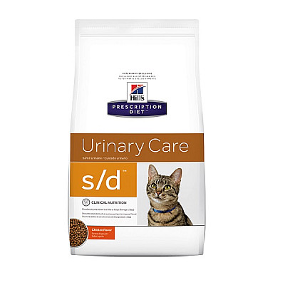 Сухой корм Hills Prescription Diet Feline S/D для кошек с мочекаменной болезнью, 3 кг