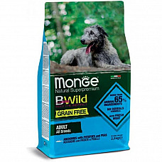 Сухий корм для собак Monge Dog Bwild Grain Free анчоус, 2.5 кг