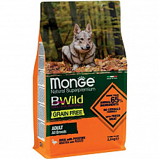 Сухий корм для собак Monge Dog Bwild Grain Free качка, 2.5 кг