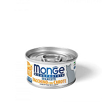 Monge Cat MONOPROTEIN м'ясні пластівці індичка морква