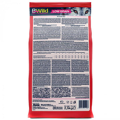 Сухий корм для собак Monge Dog Bwild Low Grain оленина, 2.5 кг
