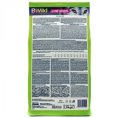 Сухий корм для собак Monge Dog Bwild Low Grain дикий кабан, 2.5 кг