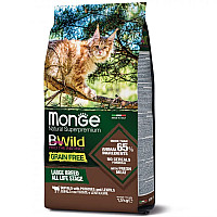 Сухий корм для котів Monge Cat Bwild Grain Free буйвол (для котів великих порід з 2-х місяців), 1.5 кг