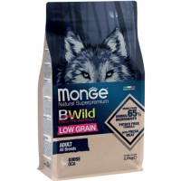 Сухой корм для собак Monge Dog Bwild Low Grain мясо гуся, 2.5 кг