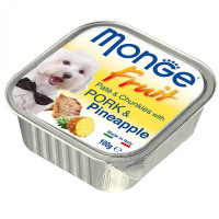 Влажный корм для собак Monge Dog Fruit со свининой и ананасом, 100 г