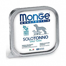 Вологий корм для собак Monge Dog Solo 100% тунець, 150 г