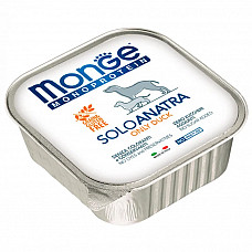 Вологий корм для собак Monge Dog Solo 100% качка, 150 г
