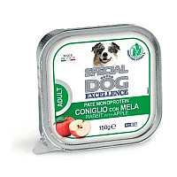 Вологий корм для собак Monge SDE Dog Fruit кролик з яблуками монопротеїн, 150 г