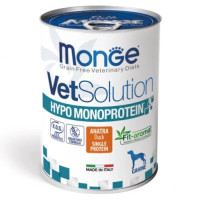 Влажный корм для собак Monge VetSolution Wet Hypo canine утка, 400 г