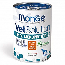 Вологий корм для собак Monge VetSolution Wet Hypo canine качка, 400 г
