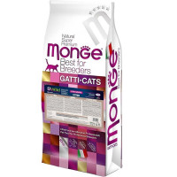 Сухой корм для котят Monge Cat Bwild Low Grain Kitten мясо гуся, 10 кг