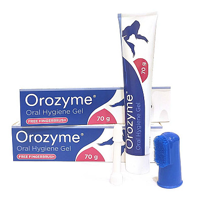 Гель Ecuphar Orozyme Орозим  для догляду та профілактики ротової порожнини собак та кішок, 70 г
