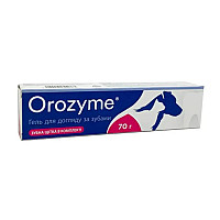 Гель Ecuphar Orozyme Орозим  для догляду та профілактики ротової порожнини собак та кішок, 70 г