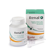 Порошок Candioli Renal P Кандіолі Ренал П для лікування ХНН, для котів та собак, 70 г