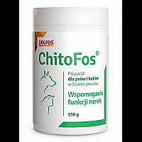 Порошок Dolfos ChitoFos ХітоФос для підтримки функції нирок у кішок та собак, 150 г