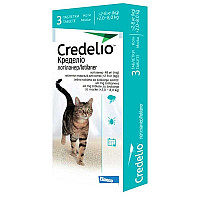 Жевательная таблетка Elanco Credelio Cat Кределио от блох и клещей, для кошек весом 2-8 кг, 1 таб