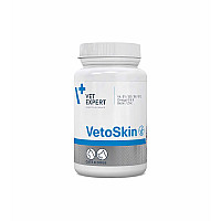 Капсули VetExpert VetoSkin ВетоСкін для здоров'я шкіри та шерсті кішок та собак, 60 капс
