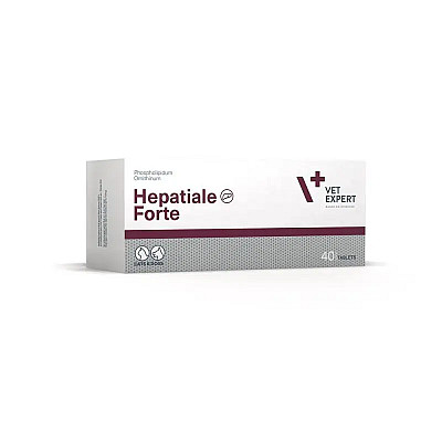 Таблетки VetExpert Hepatiale Forte Гепатиале Форте для защиты и поддержки печени у собак и кошек, 40 таб