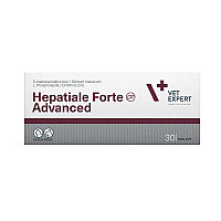 Таблетки VetExpert Hepatiale Forte Forte Advanced Гепатіале Форте Едвансд для підтримки функцій печінки у собак і котів, 30 таб