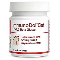 Таблетки Dolfos ImmunoDol Cat ІмуноДол Кет для стимулювання імунітету кішок, 60 таб