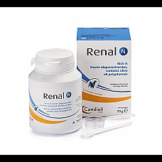 Порошок Candioli Renal N Кандіолі Ренал Н для лікування ХНН, для котів та собак, 70 г