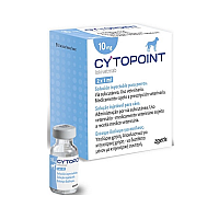 Раствор для инъекций Zoetis Cytopoint Цитопоинт 10 мг при аллергическом/атопическом дерматите у собак, 2 флакона